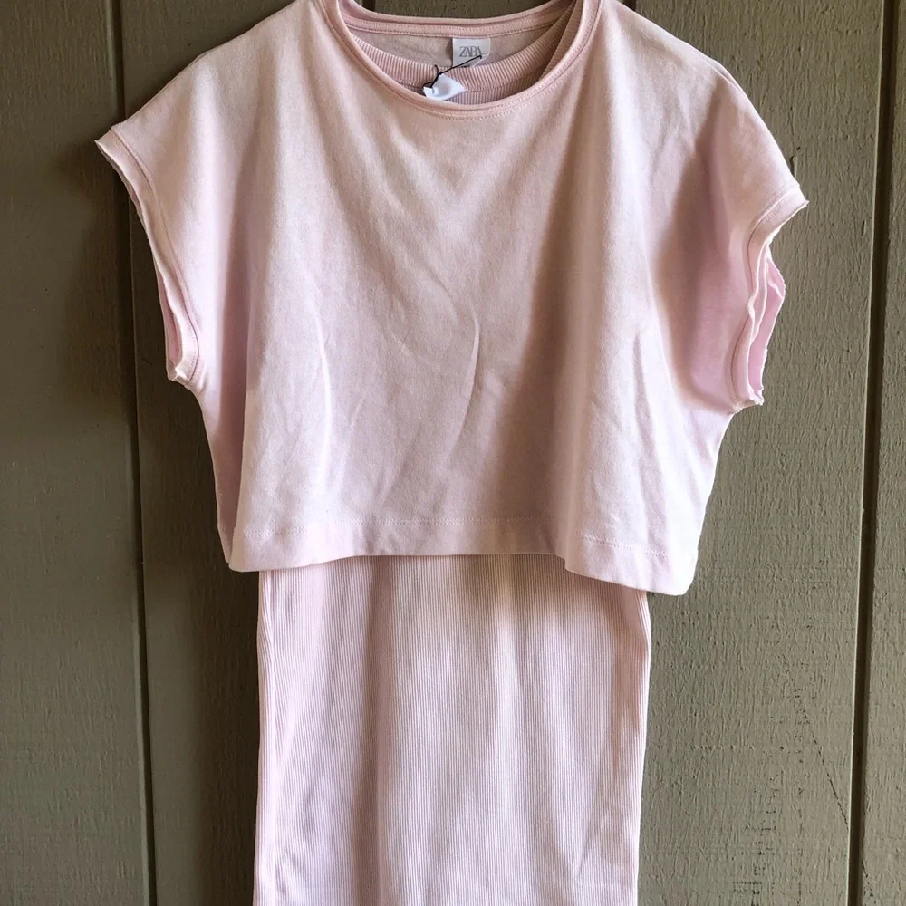 Zara Light Pink Casual Set